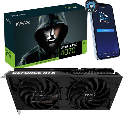 KFA2 GeForce RTX 4070 1-Click OC 2X