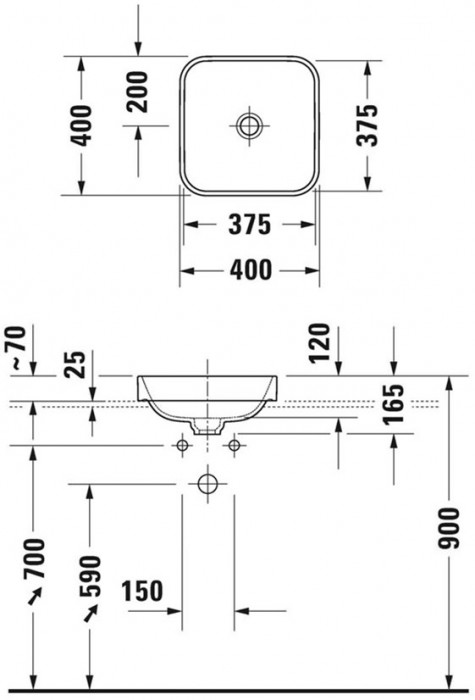 Duravit Happy D.2 Plus 2359400000