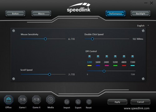 Speed-Link TAUROX Gaming Mouse