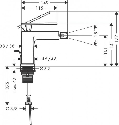 Hansgrohe Tecturis E 73200000