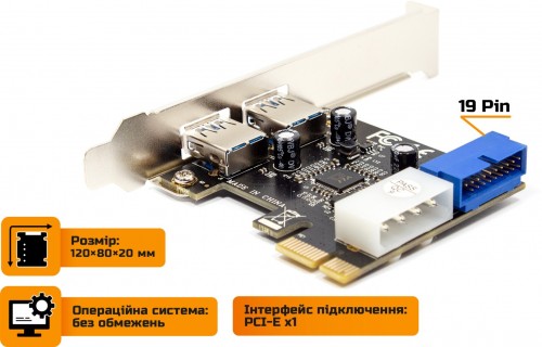 Frime ECF-PCIEtoUSB005.LP