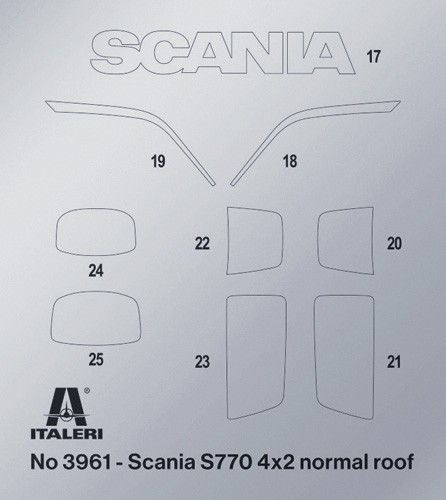 ITALERI Scania S770 4x2 Normal Roof (1:24)