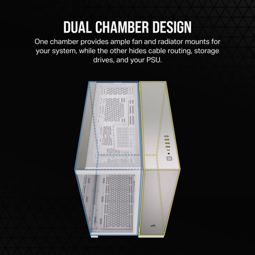 Corsair 6500X White/Satin Gray Aluminum