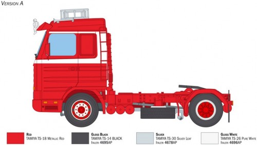 ITALERI Scania R143 M 500 Streamline 4x2 (1:24)