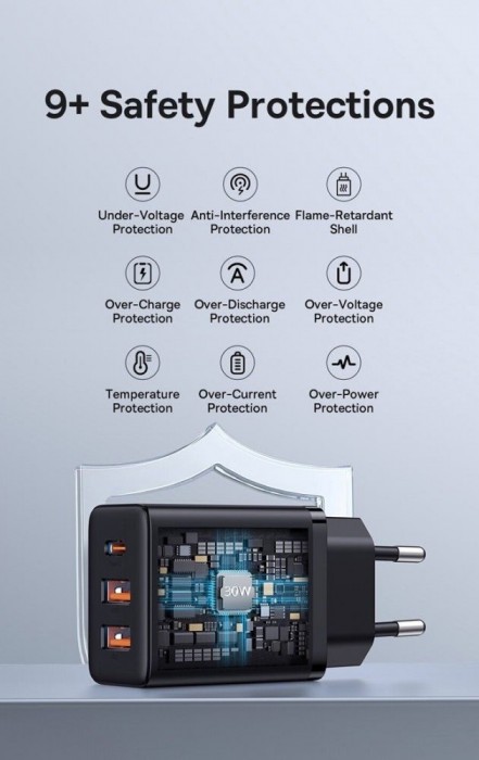 BASEUS Cube Fast Charger 2U+C 30W