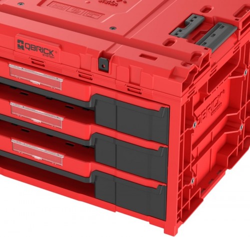 Qbrick System One Drawer 3 Toolbox 2.0 Red