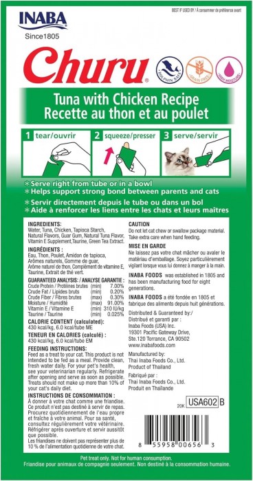 INABA Churu Tuna/Chicken 56 g