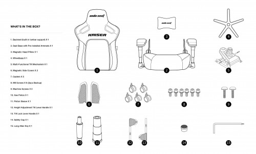 Anda Seat Kaiser 4 L Fabric