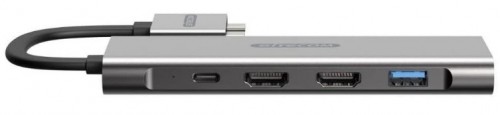 Sitecom Dual USB-C Multiport Pro Adapter+PD