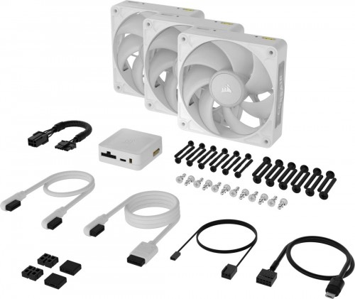 Corsair iCUE LINK RX120 MAX RGB PWM Triple Pack White