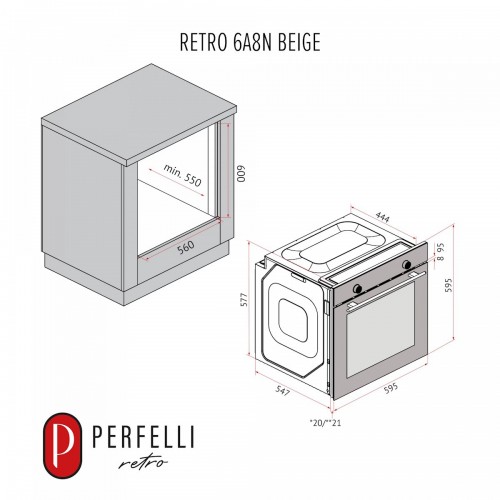 Perfelli RETRO 6A8N BEIGE