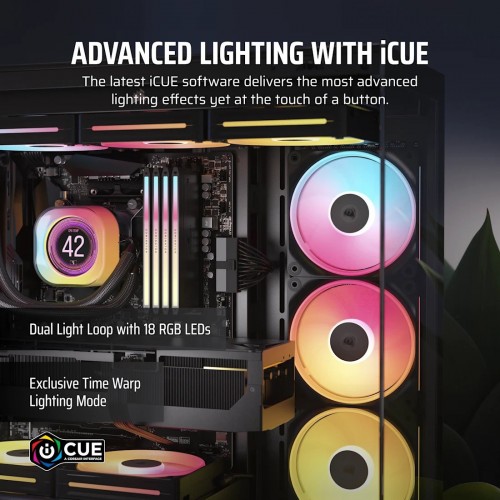 Corsair iCUE LINK LX120-R RGB PWM Reverse Black