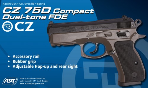 ASG CZ 75D Compact Spring 6mm FDE