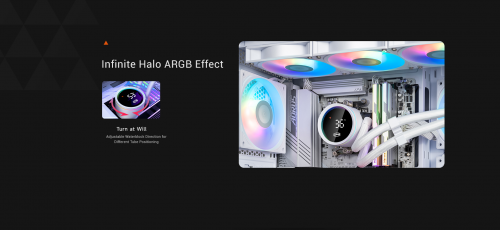 PCCooler DA360 Pro ARGB Digital White