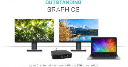 i-Tec USB-C HDMI DP Docking Station with Power Delivery 100