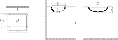Quarter Bath Single 53 70SP25053.00.2.3.01