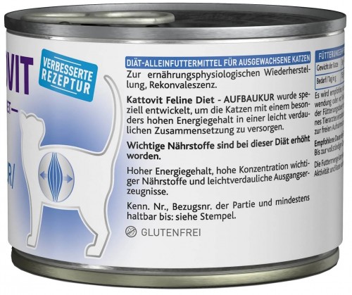 Kattovit Feline Diet Recovery with Chicken 185 g