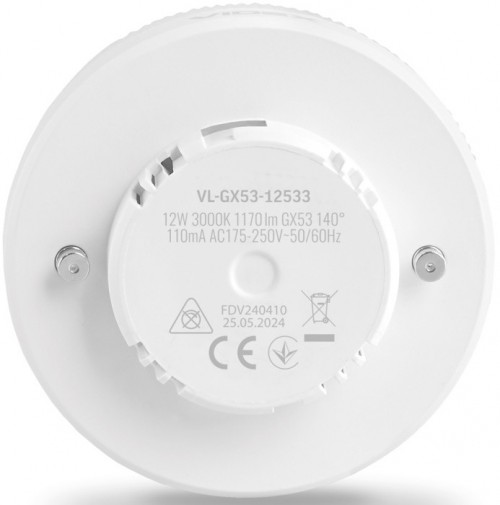 Videx LED 12W 3000K GX53