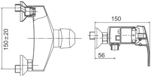 Чертеж с размерами