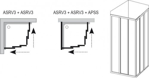 Ravak Supernova ASRV3-75