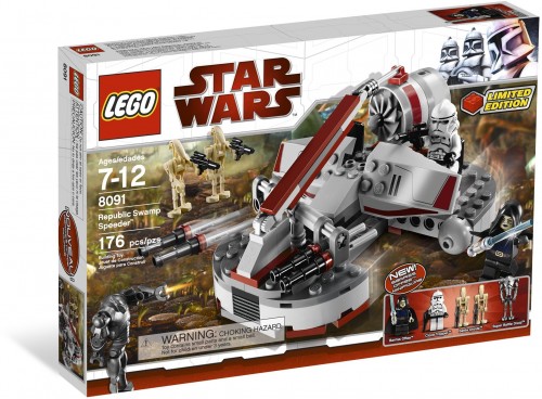 Lego Republic Swamp Speeder 8091