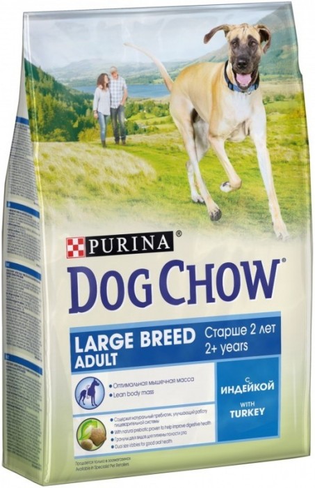 Dog Chow Adult Large Breed Turkey 2.5 kg