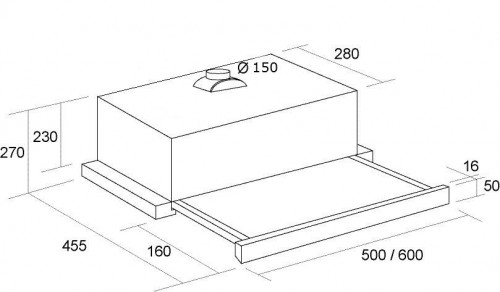 Pyramida TL 60 1100 G IX WH