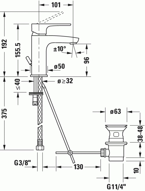 Duravit B.1 B11010001