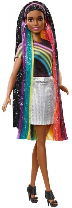 Barbie Rainbow Sparkle Hair FXN97