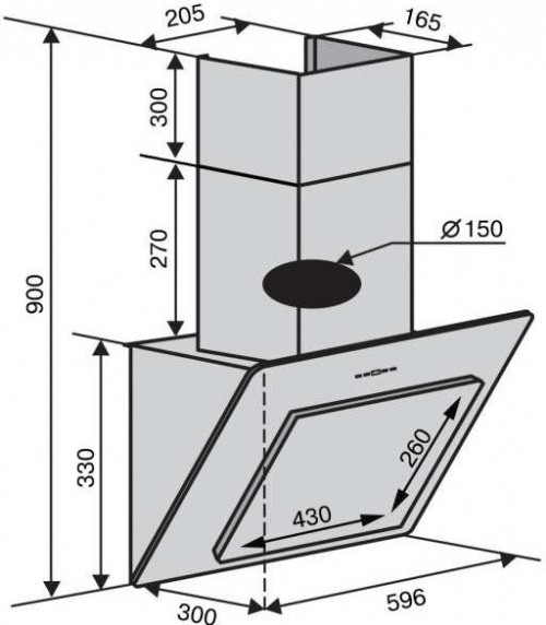 VENTOLUX Tivoli 60 BK 700 PB