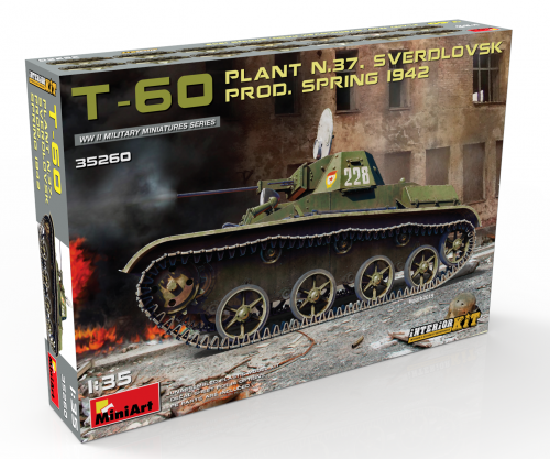 MiniArt T-60 Plant N.37 Sverdlovsk Prod. Spring 1942 (1:35)