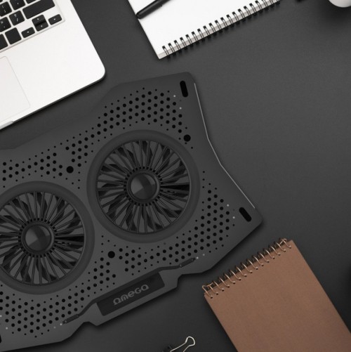 Omega Laptop Cooling Pad 2 Fans