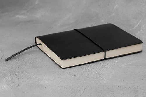 Ciak Plain Notebook Medium Black