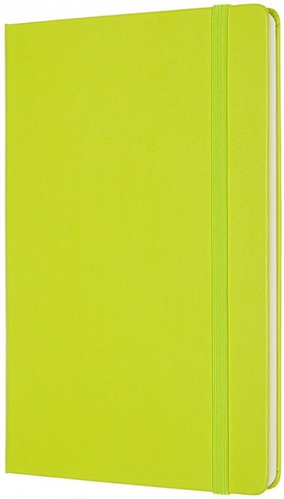 Moleskine Plain Notebook Large Lime