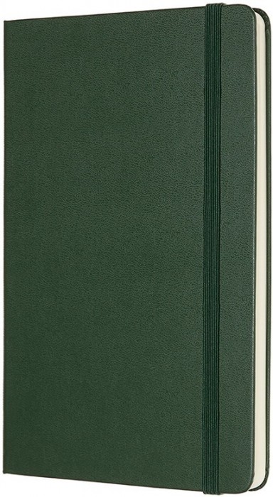 Moleskine Plain Notebook Large Green