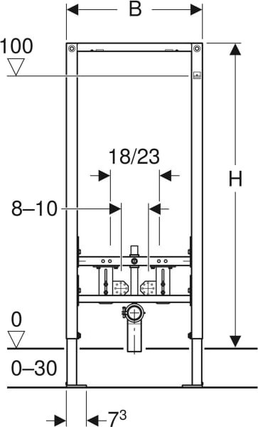 Geberit Duofix 111.512.00.2