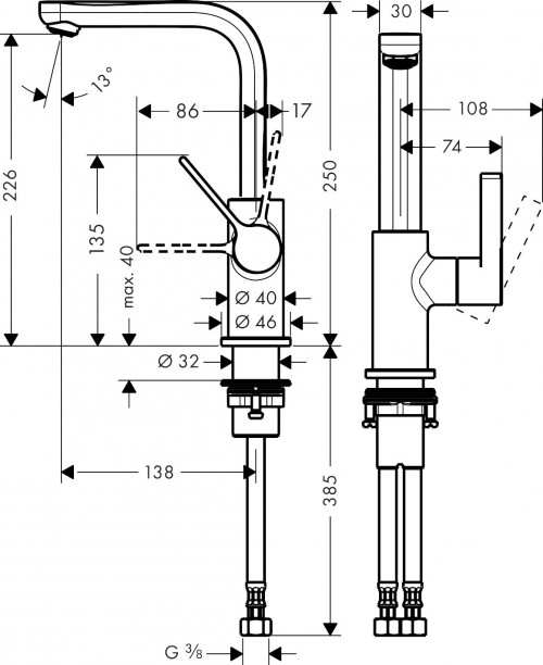 Hansgrohe Metris S 31161000