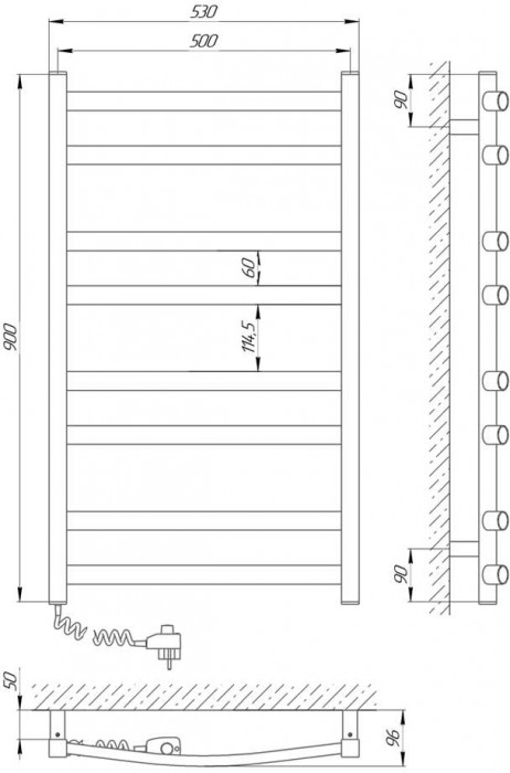 LARIS Grand E CHK P8 L 500x900