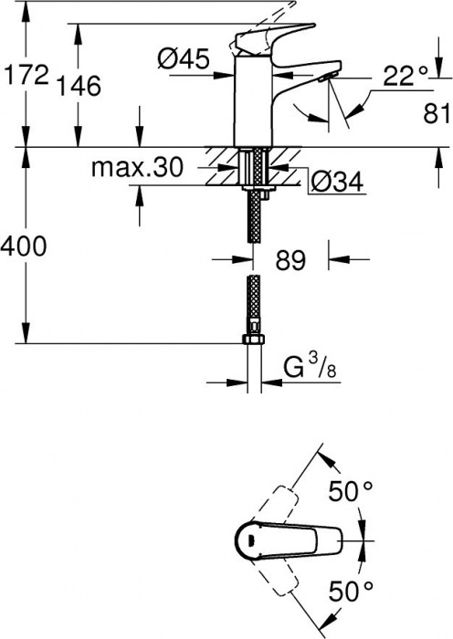 Grohe BauFlow 121624S