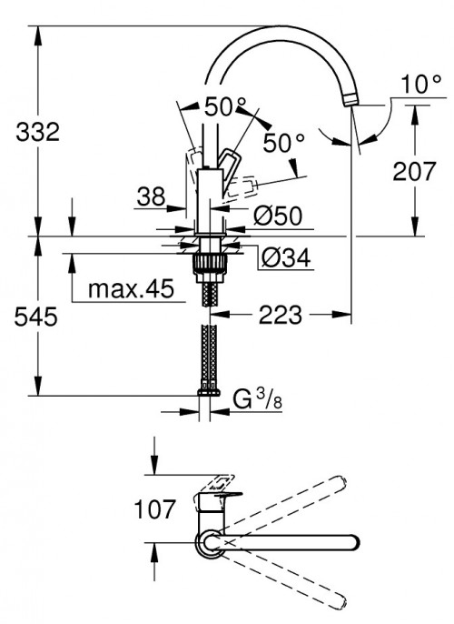 Grohe Start Loop 31374001