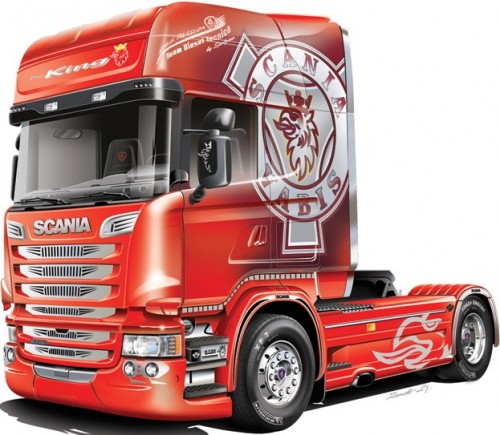 ITALERI Scania R730 Streamline Team Chimera (1:24)