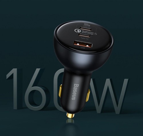 BASEUS Qualcomm QC5 Car Charger 2C+U 160W