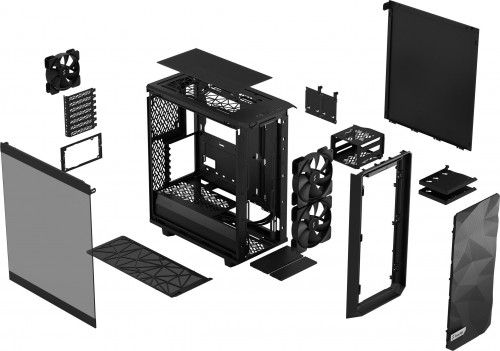 Fractal Design Meshify 2 Compact Lite Black TG Light