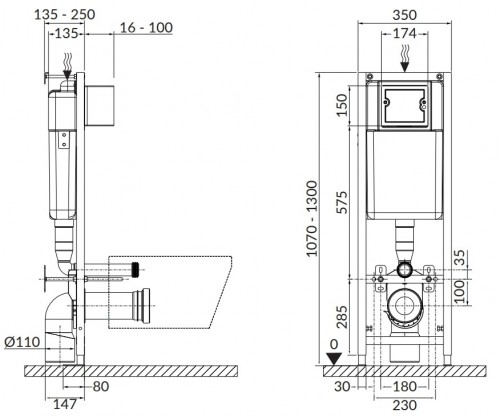 Cersanit Tech Line Base K97-491