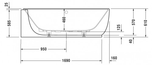 Duravit Luv 185x95 700432