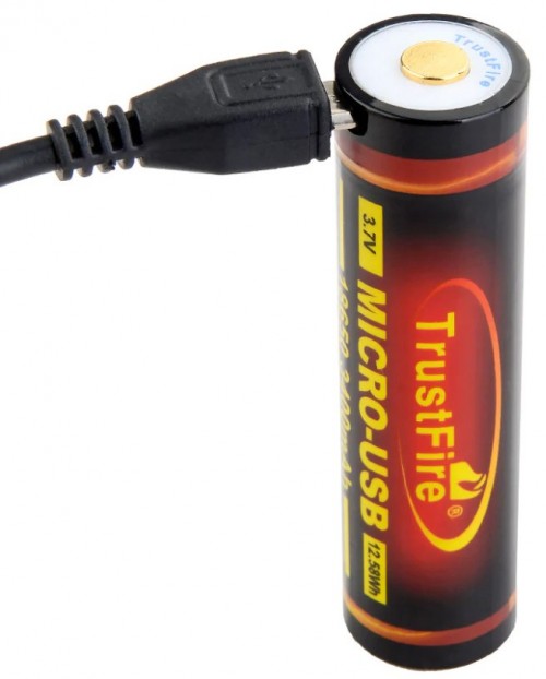 TrustFire 1x18650 3400 mAh micro USB