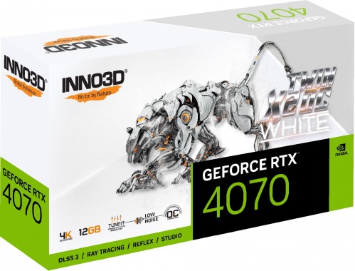 INNO3D GeForce RTX 4070 TWIN X2 OC WHITE