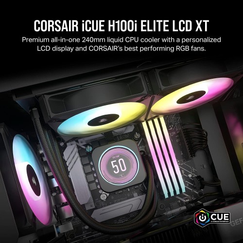 Corsair iCUE H100i ELITE LCD XT Display