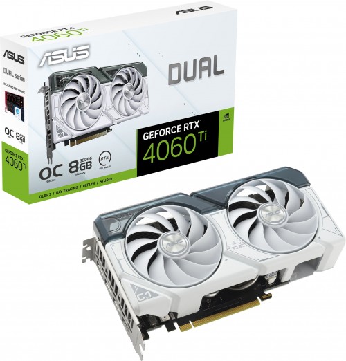 Asus GeForce RTX 4060 Ti Dual White OC 8GB GDDR6