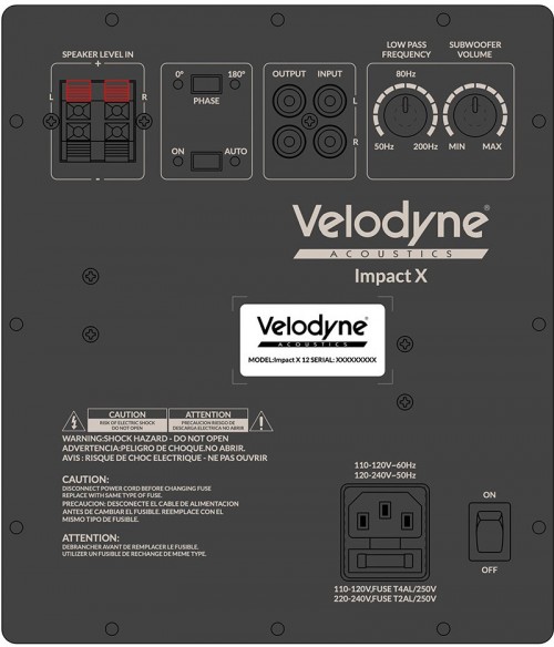 Velodyne Impact X 10